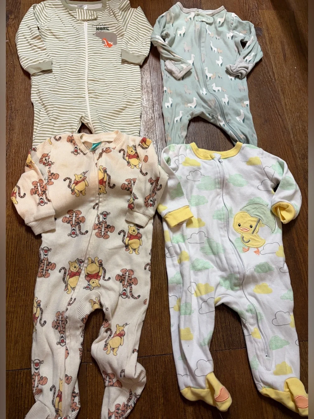Four Pajama Sets